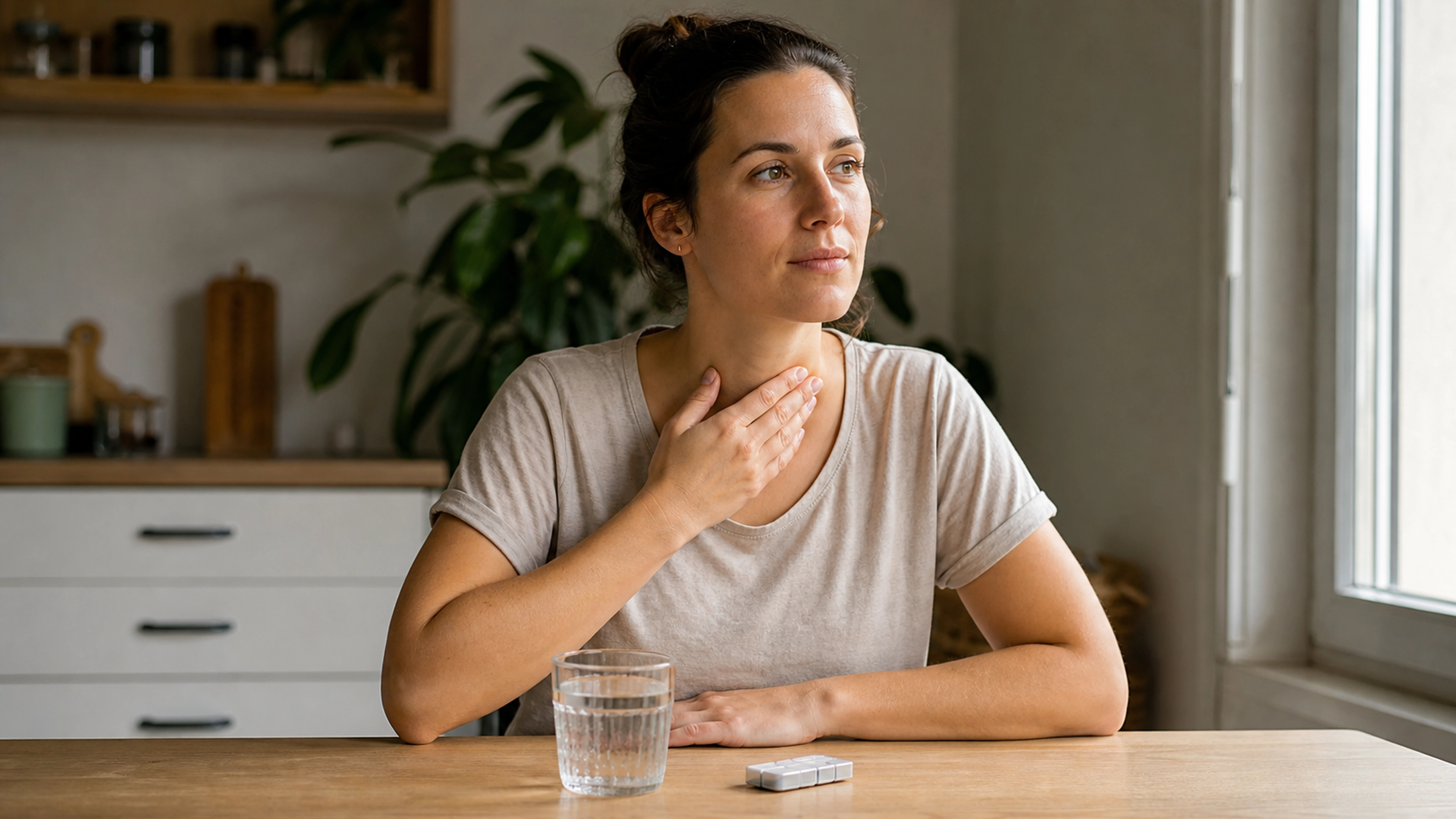 Illustration éditoriale pour l’article « Hypothyroïdie légère : comprendre et gérer ce trouble »