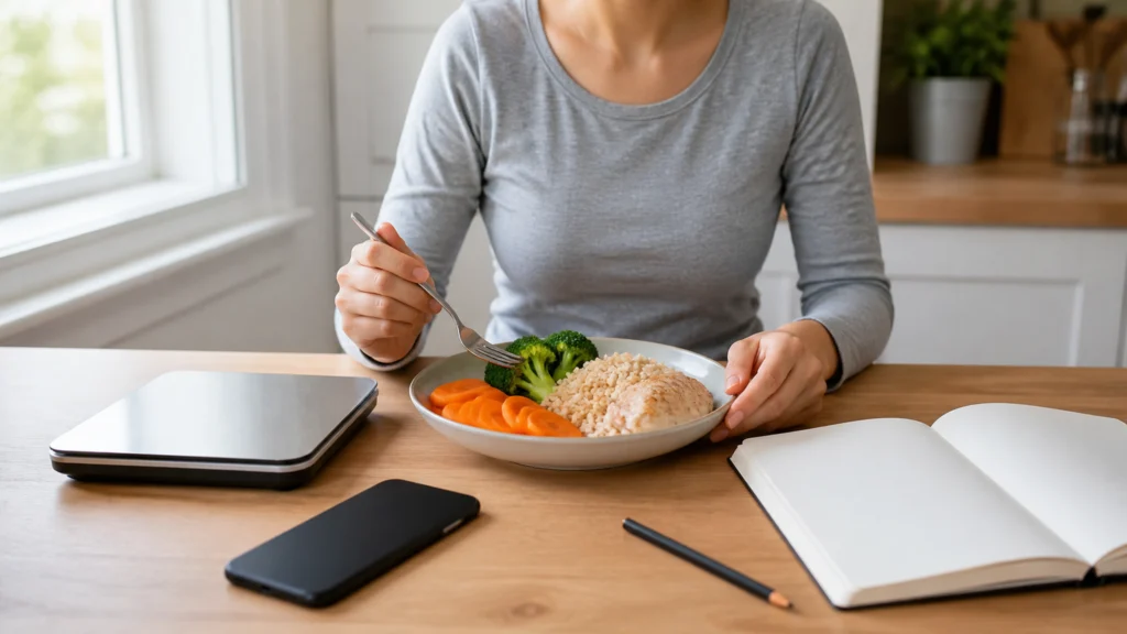 Illustration éditoriale pour l’article « Calculer votre TMB : le guide pour maîtriser vos calories »